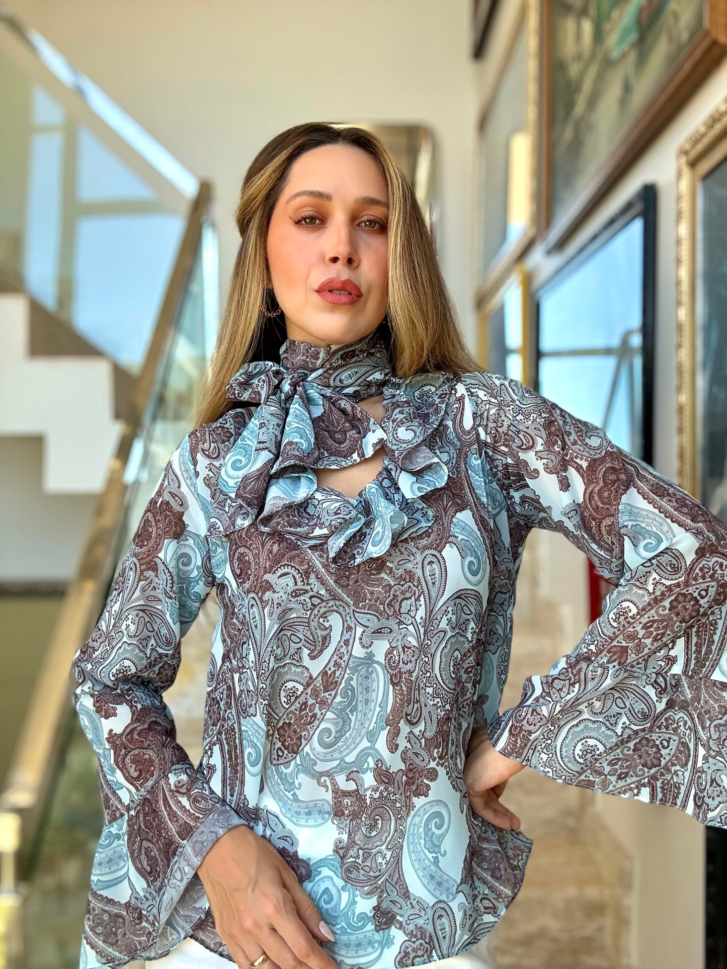 Camisa Pasley Esvoaçante