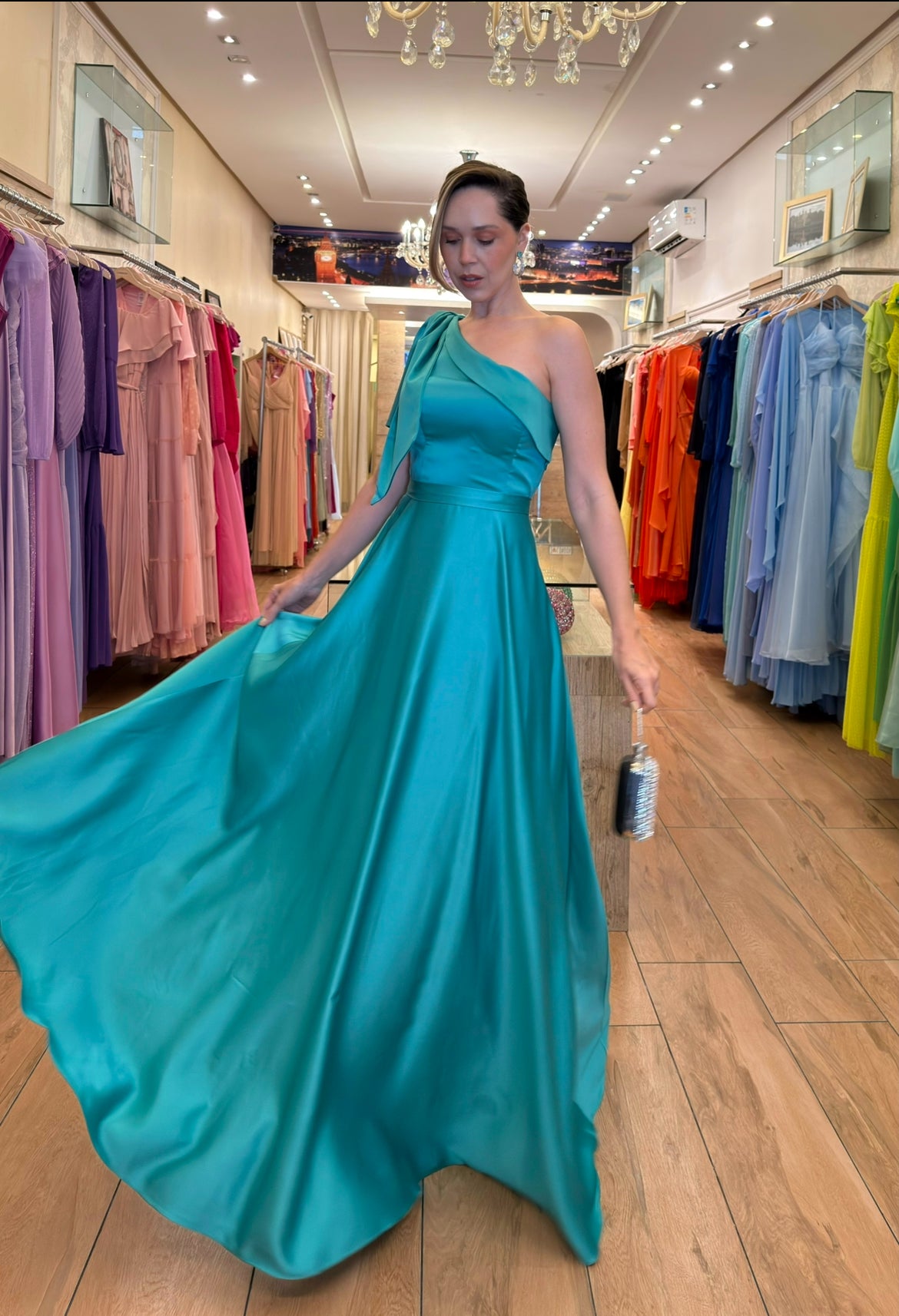 Vestido Ombro Único