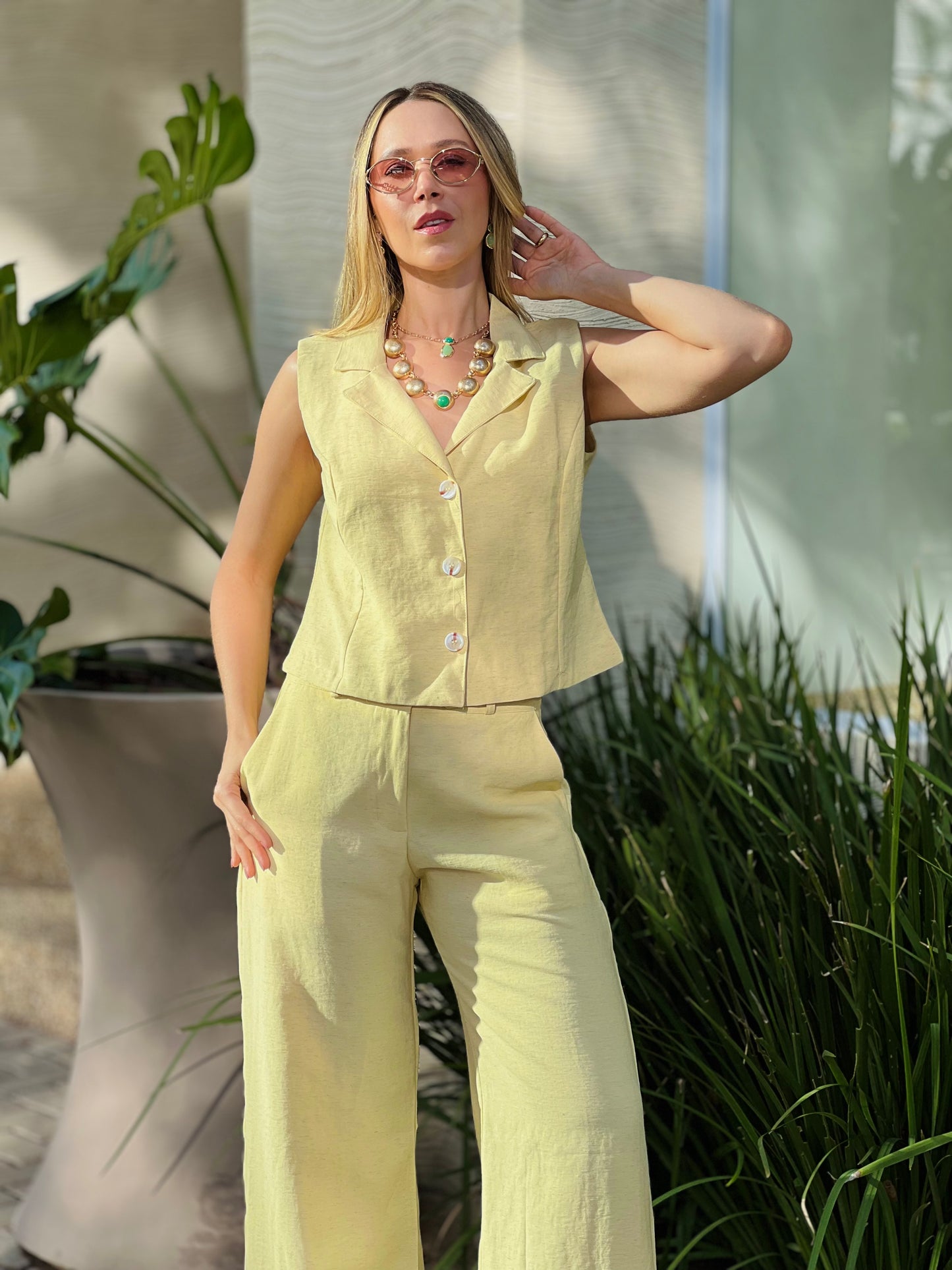 Conjunto Colete e Calça