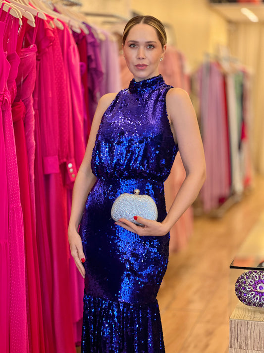 Vestido Longo Paetê