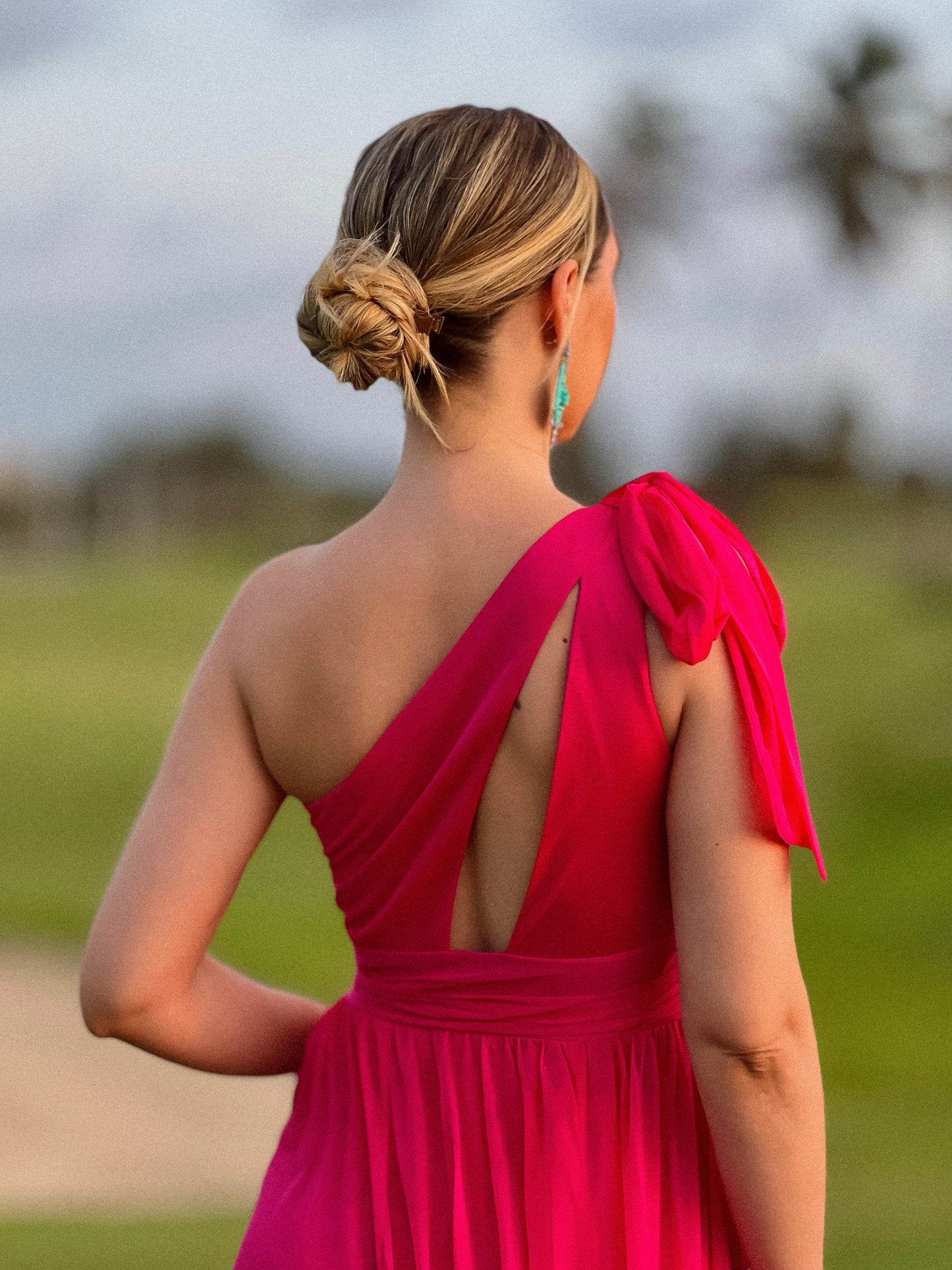 Vestido Ombro Faixas