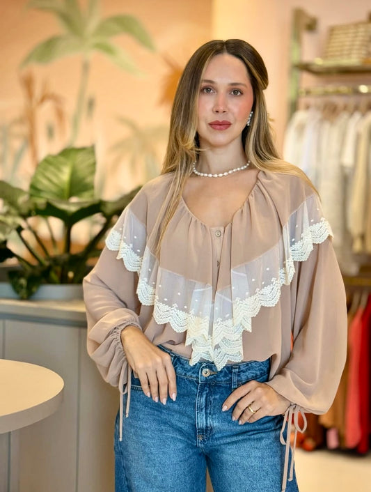 Camisa Renda