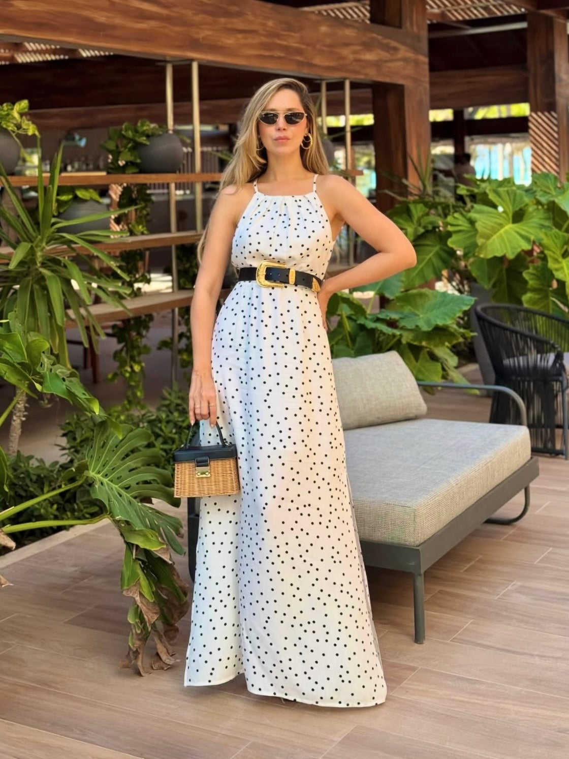 Vestido Midi Texturizado