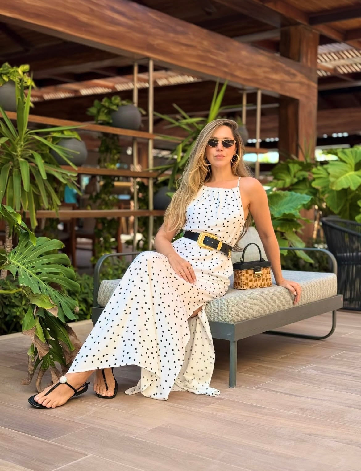 Vestido Midi Texturizado