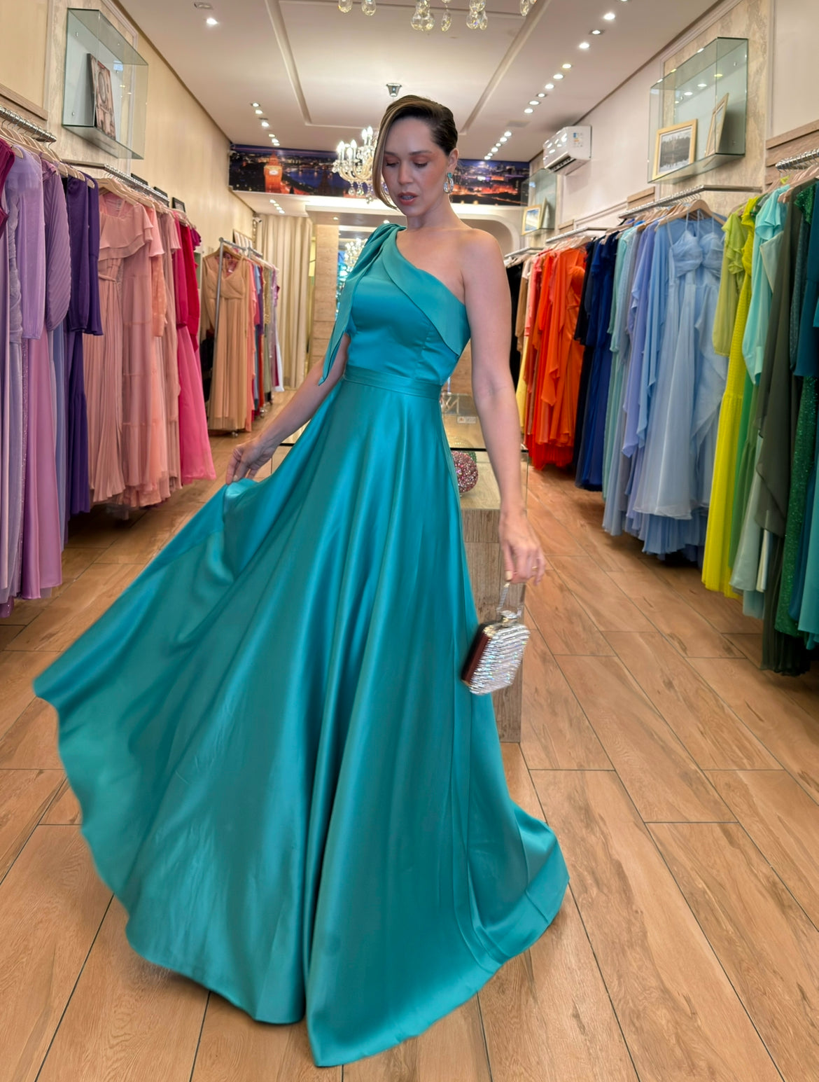 Vestido Ombro Único